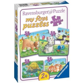 Primul meu puzzle animale 2/4/6/8 piese